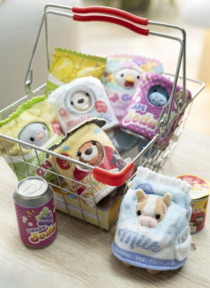 Nici - Juguete de peluche Moono la vaca, con disfraz de cartón de leche | Beige