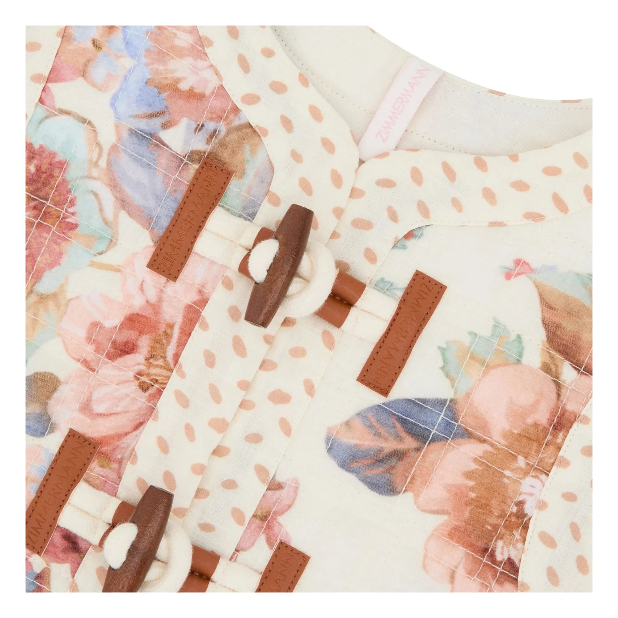 Zimmermann - Awaken Chaleco sin mangas con estampado floral | Crudo