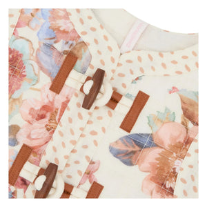 Zimmermann - Awaken Chaleco sin mangas con estampado floral | Crudo
