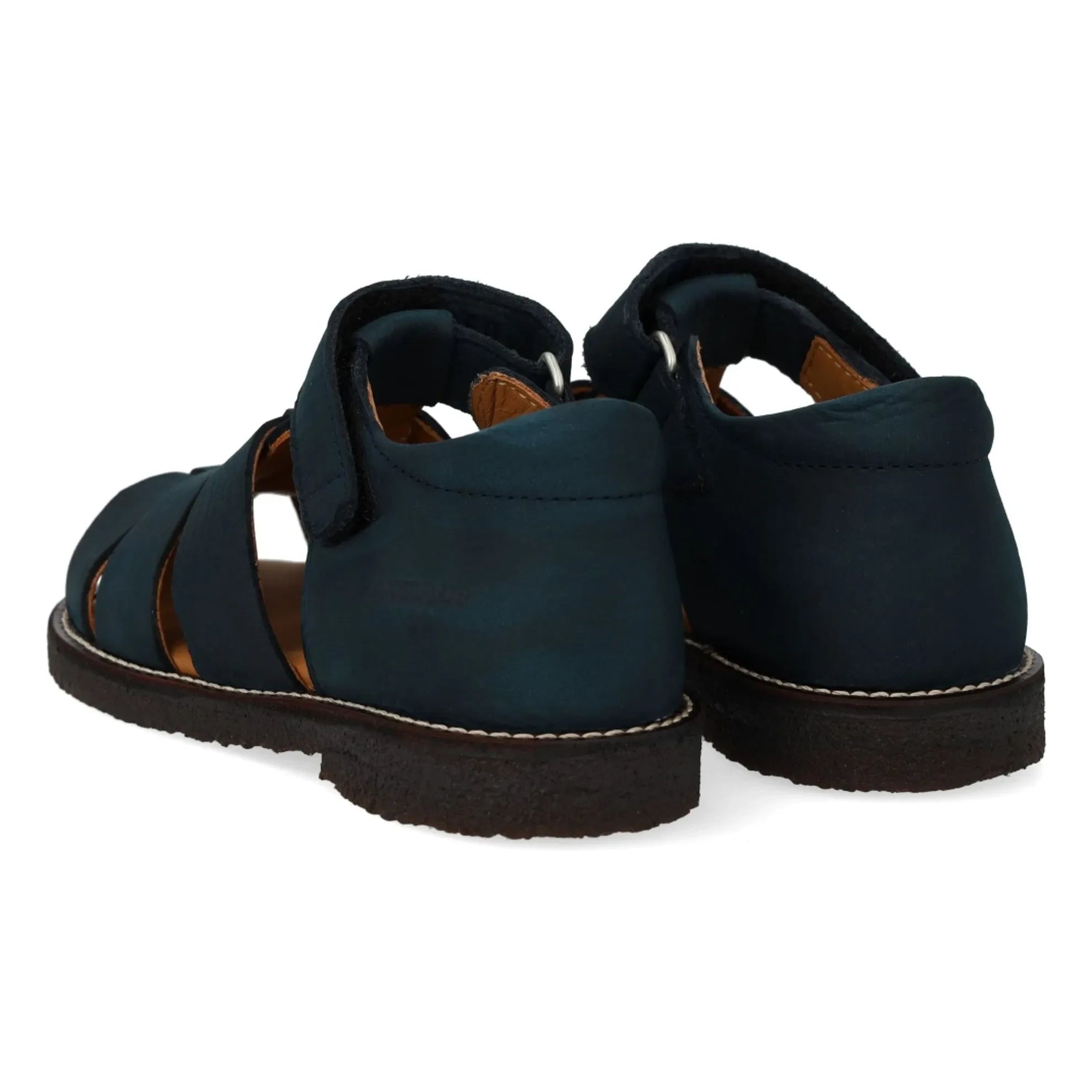 Angulus - Sandalias de pescador de nubuck para niños | Azul marino