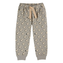 Emile et Ida - Pantalones Jogger Squirrel de Algodón Orgánico | Gris Claro