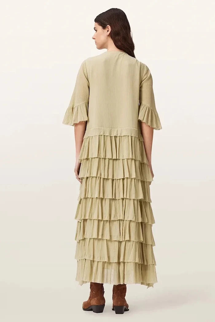 Vestido asimétrico de viscosa CAVARLY de AllSaints