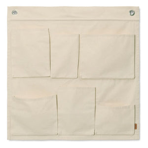 Ferm Living Kids - Almacenamiento de pared de algodón | Blanco