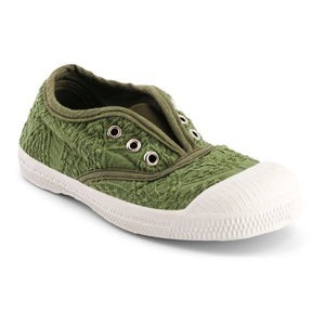 Bensimon - Zapatillas Tennis Elly Broderie Anglaise | Caqui