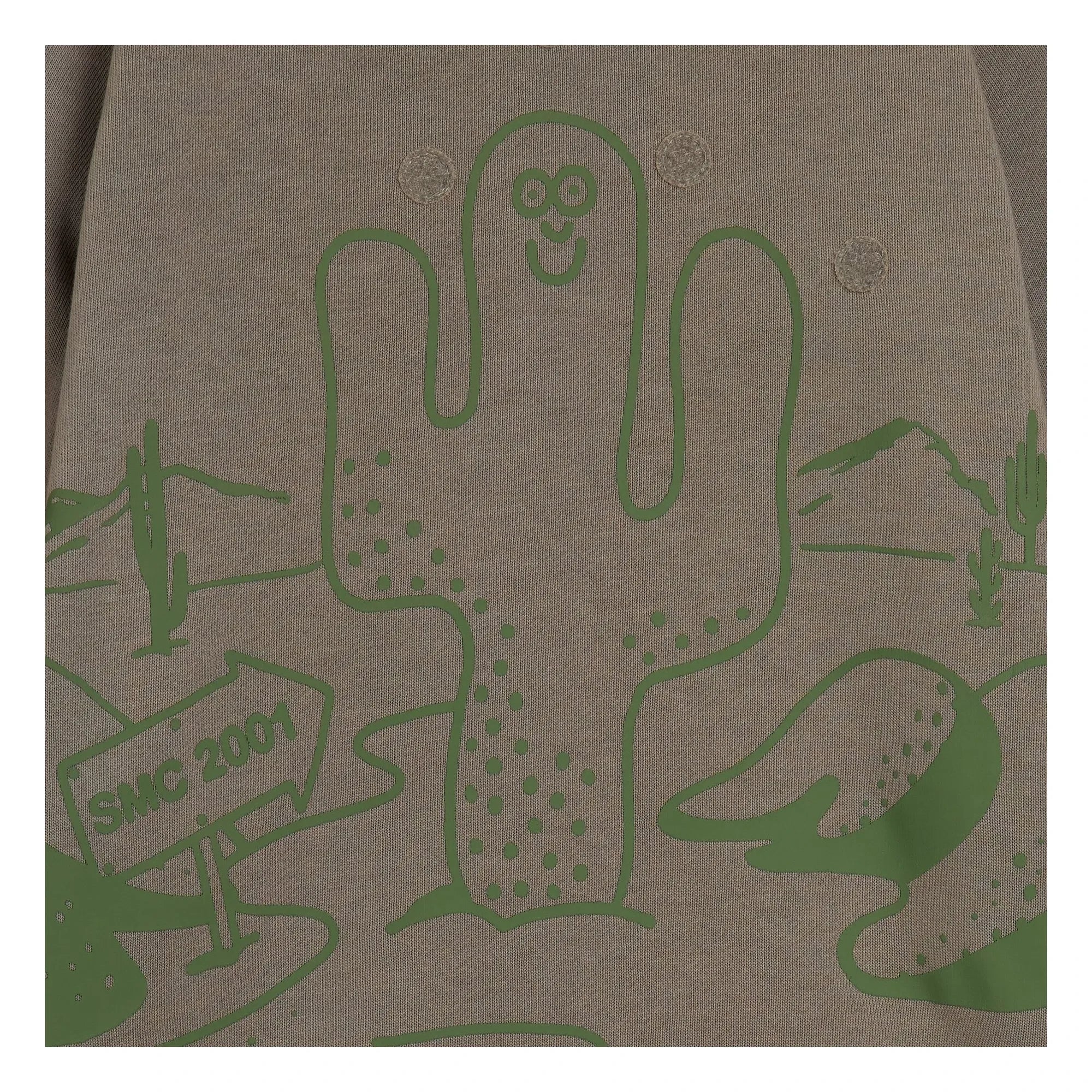 Stella McCartney Kids - Sweat Cactus Görünümünde Şık | Haki