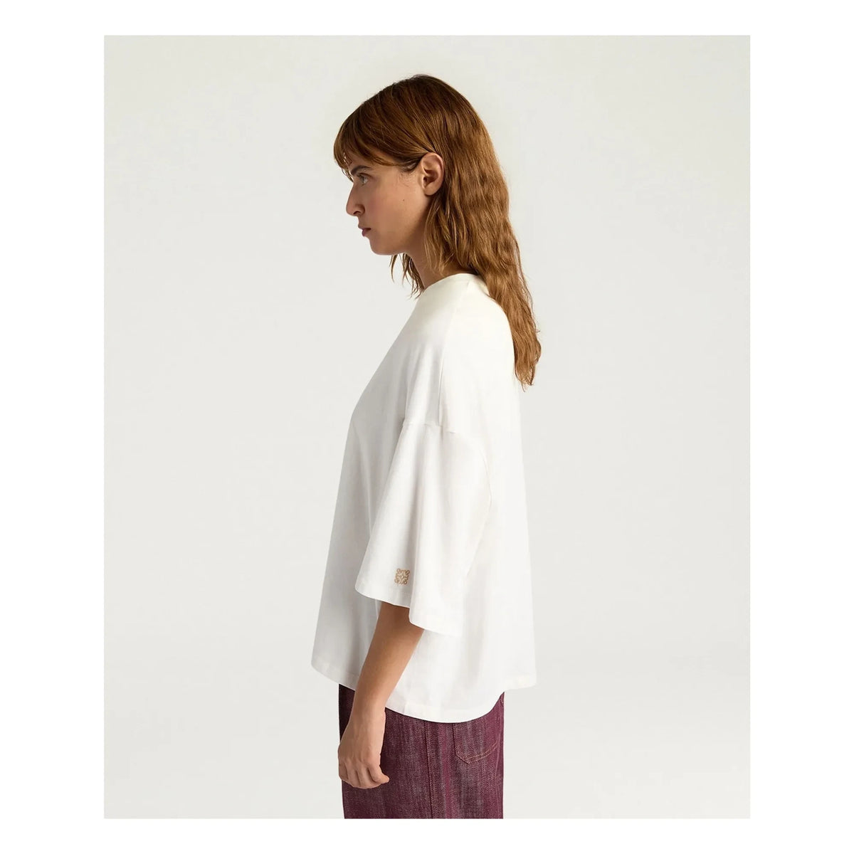 Momoni - Camiseta de algodón Journey | Blanco