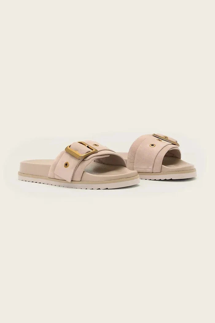 Pantufla de terciopelo AllSaints Ellie Western Sandal