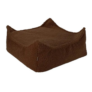 Wigiwama - Puf Osito de Peluche Marrón Oscuro
