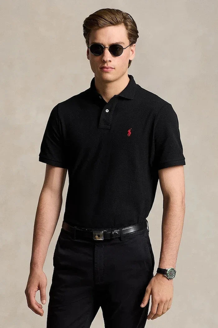 Polo Ralph Lauren Polo de algodón con cuello clásico BASIC MESH