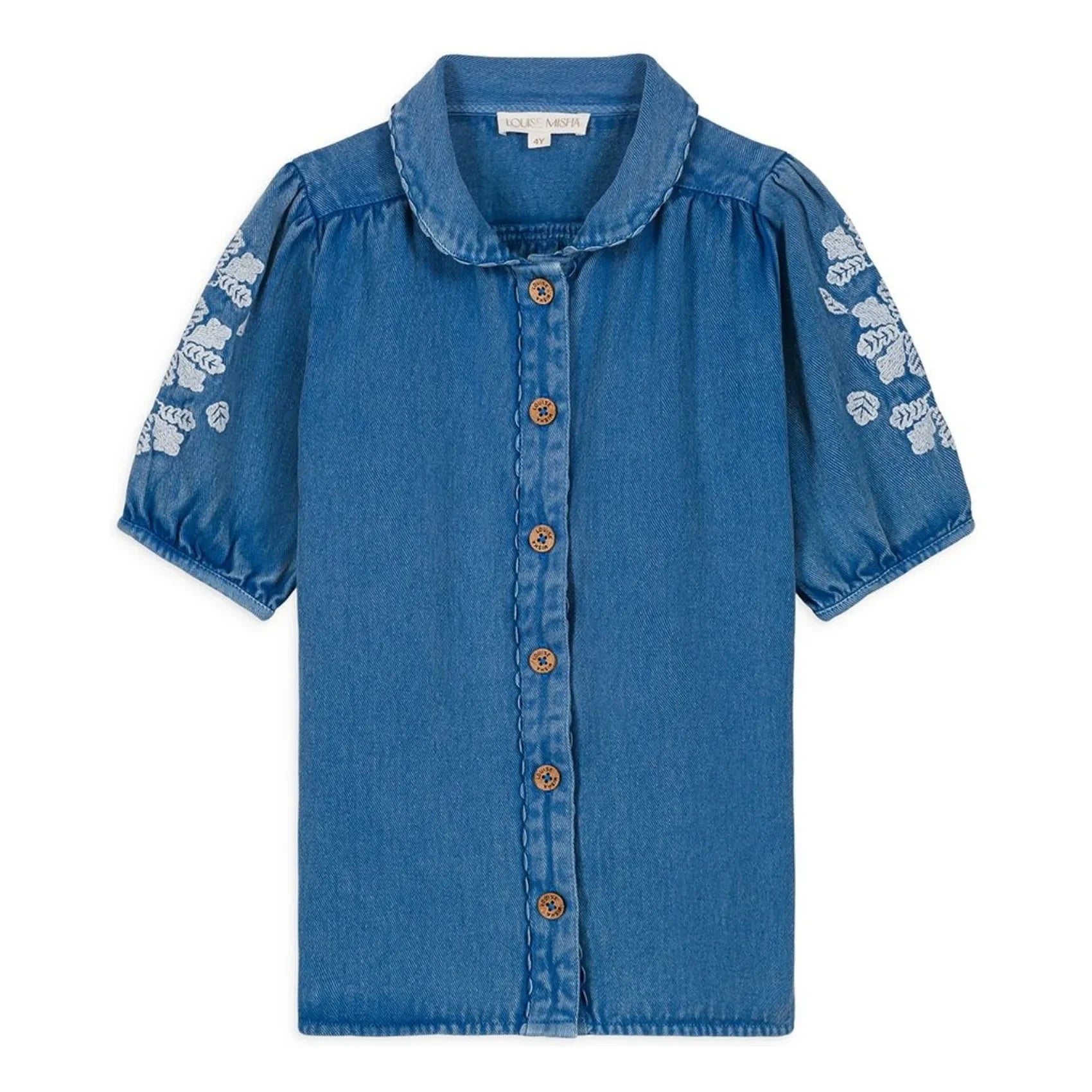 Louise Misha - Vestido vaquero de algodón orgánico Inala | Denim