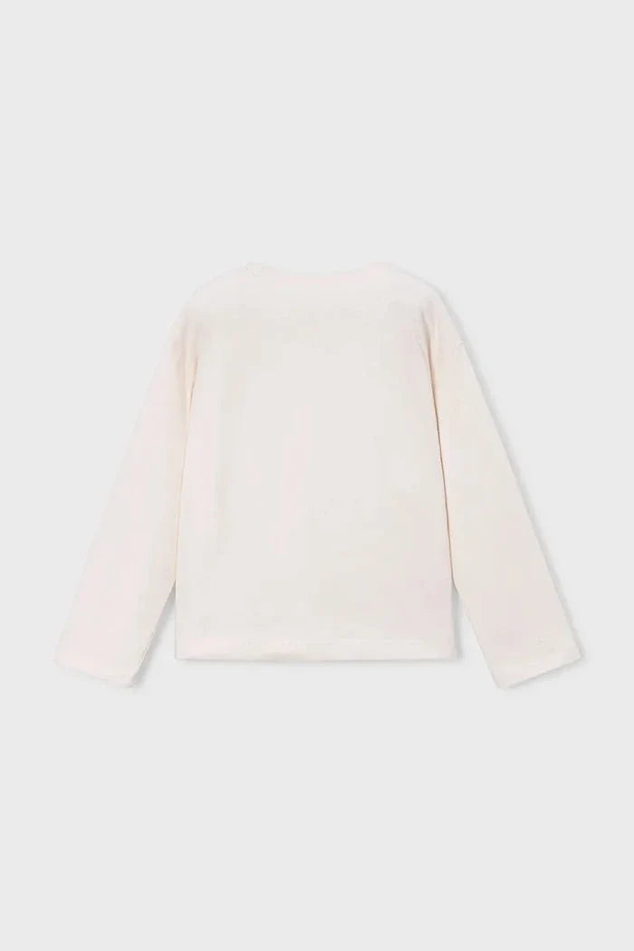 Mayoral blusa de algodón de manga larga para niños