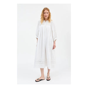 Skall Studio - Vestido Florentine de algodón | Blanco
