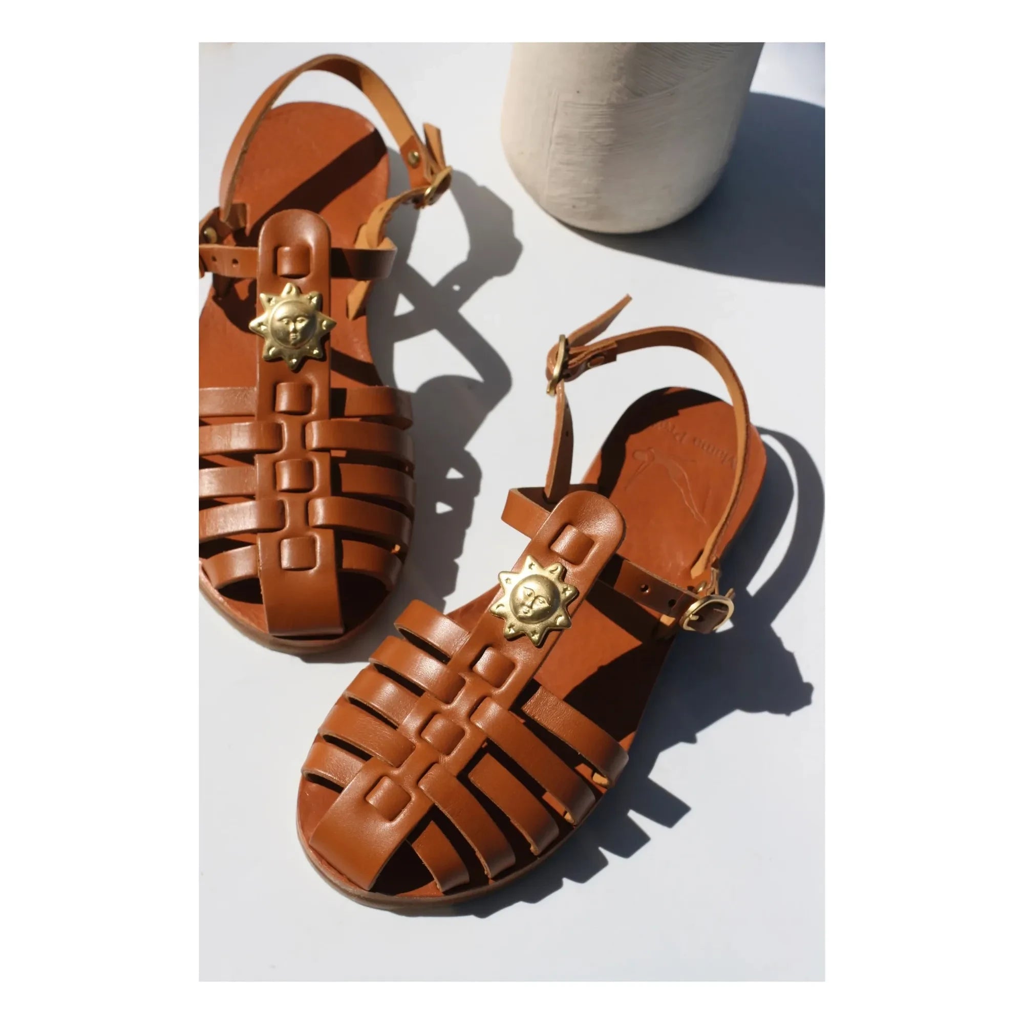 Mama Praïa - Fisherman Sun sandalias | Camel