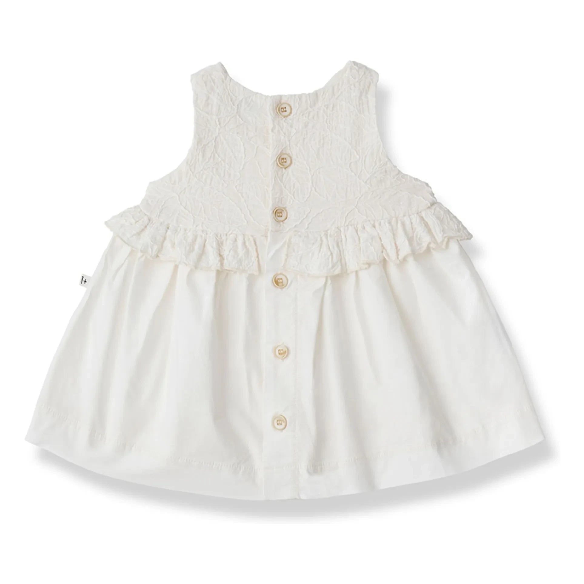 1+ in the family - Vestido Bordado Cadaqués | Blanco