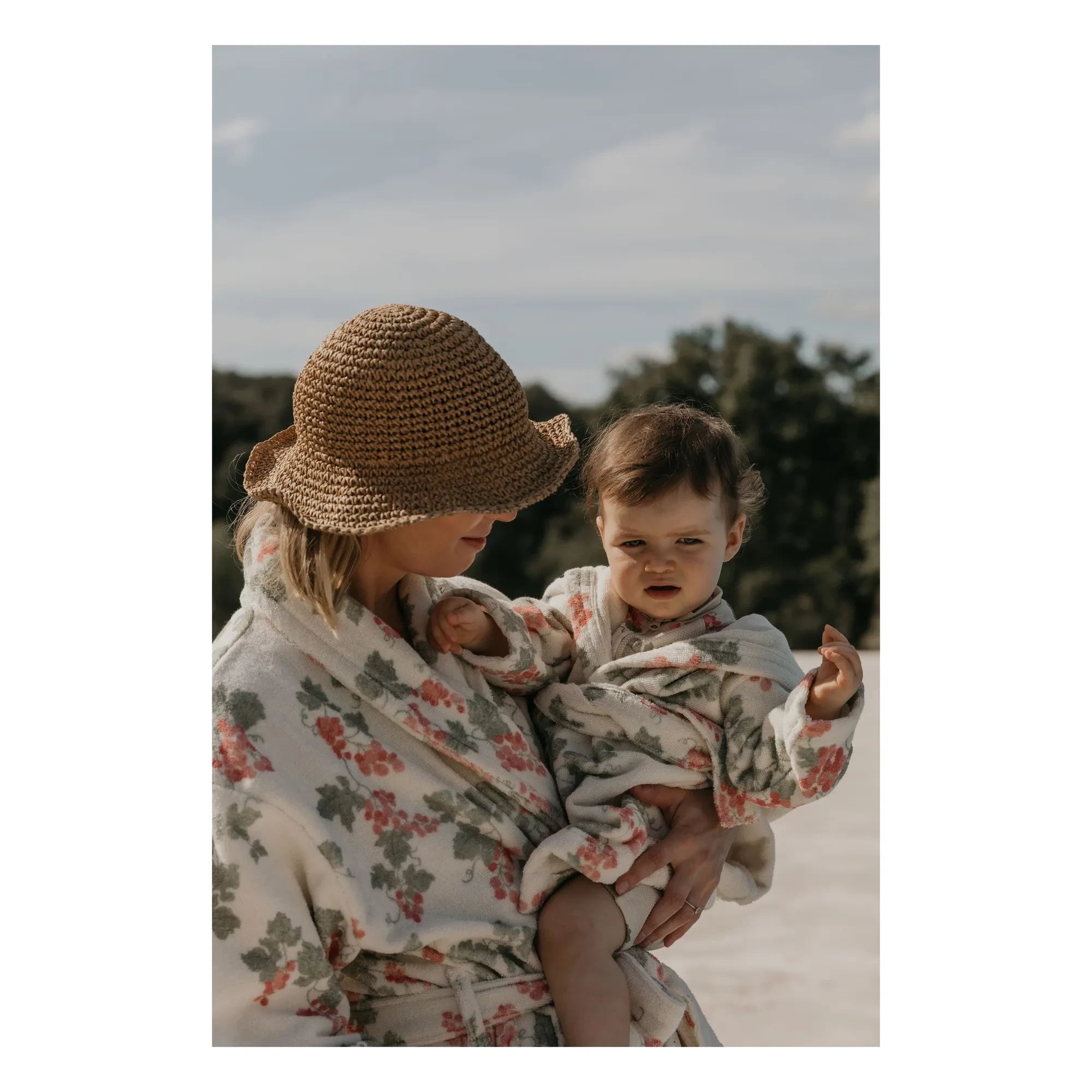 garbo&friends - Albornoz infantil Grapes Pink