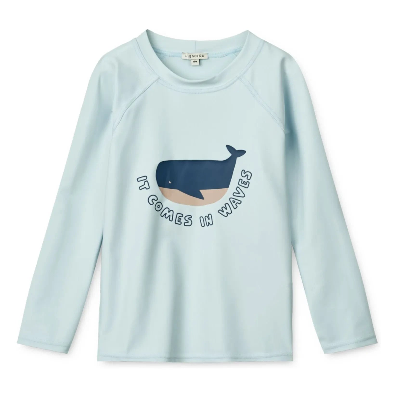 Liewood - Camiseta Noah con Protección UV Fibras Recicladas | Azul Claro