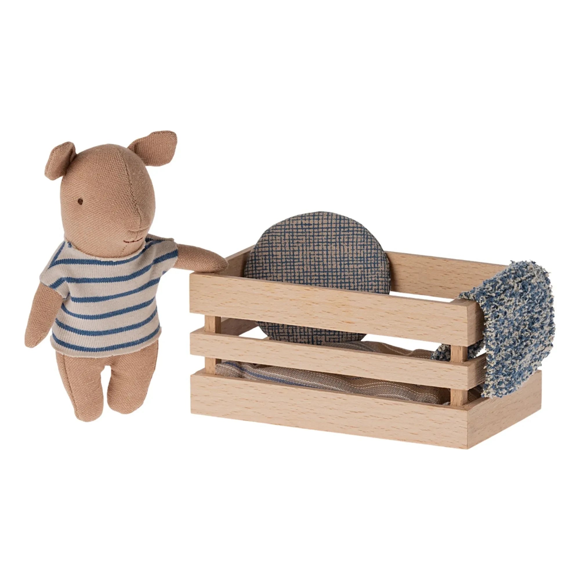 Maileg - Cerdito en caja - Niño