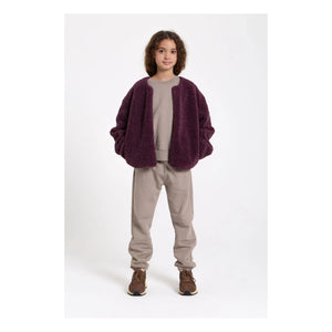 Smallable Kid - Jogger de algodón orgánico Kiwi | Gris Topo