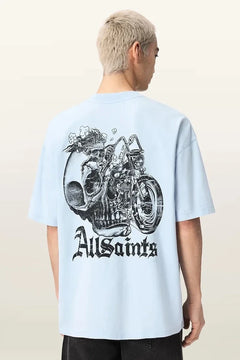 Camiseta de algodón AllSaints PANHEAD