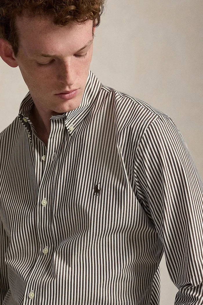 Polo Ralph Lauren camisa de algodón para hombre