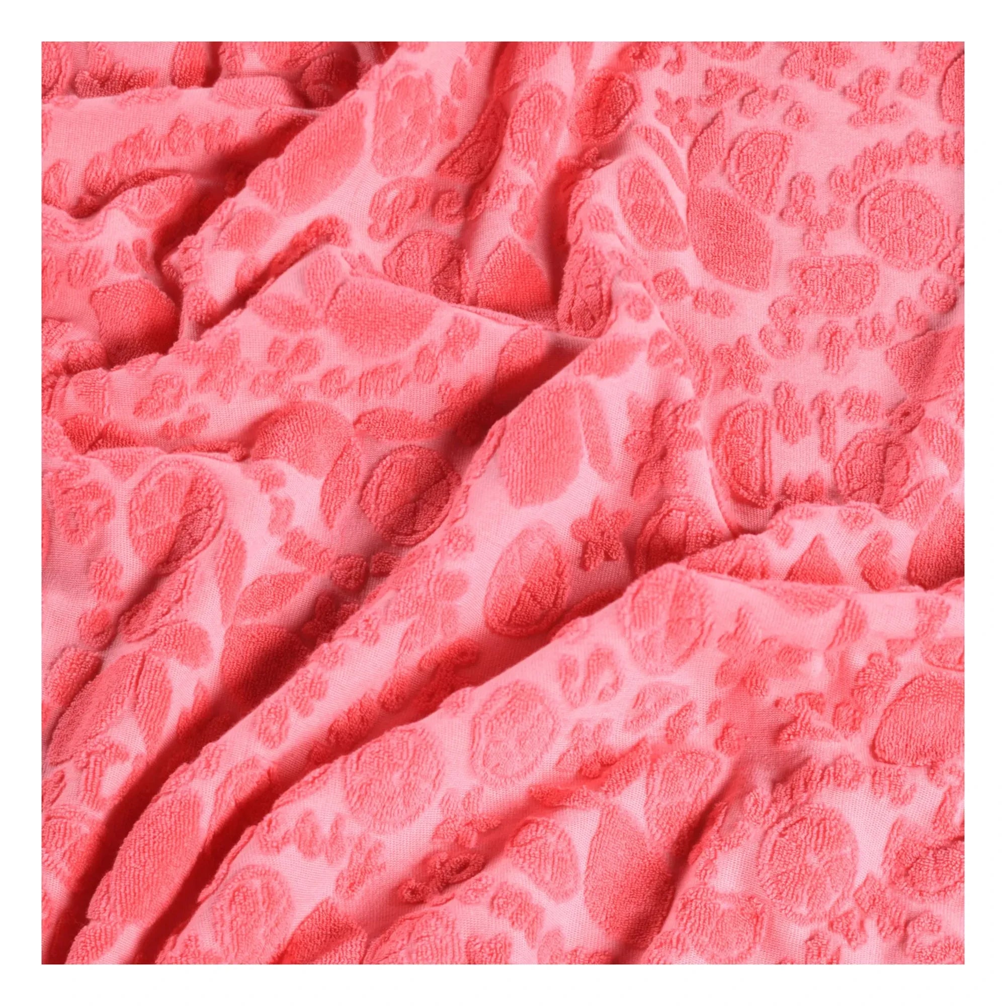 Molo - Poncho de playa de frutas texturizadas | Coral