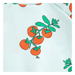 Bobo Choses - Camiseta de baño para bebé de fibras recicladas con protección UV Tomates | Azul claro