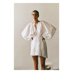 Vanessa Sposi - Vestido La Volumineuse Mini | Marfil