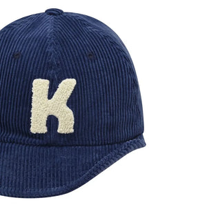 Kappy - Kadife Logo Şapka | Mavi