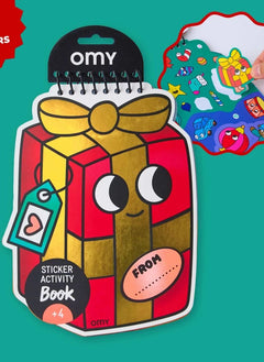 Omy - Libro de actividades navideñas con pegatinas
