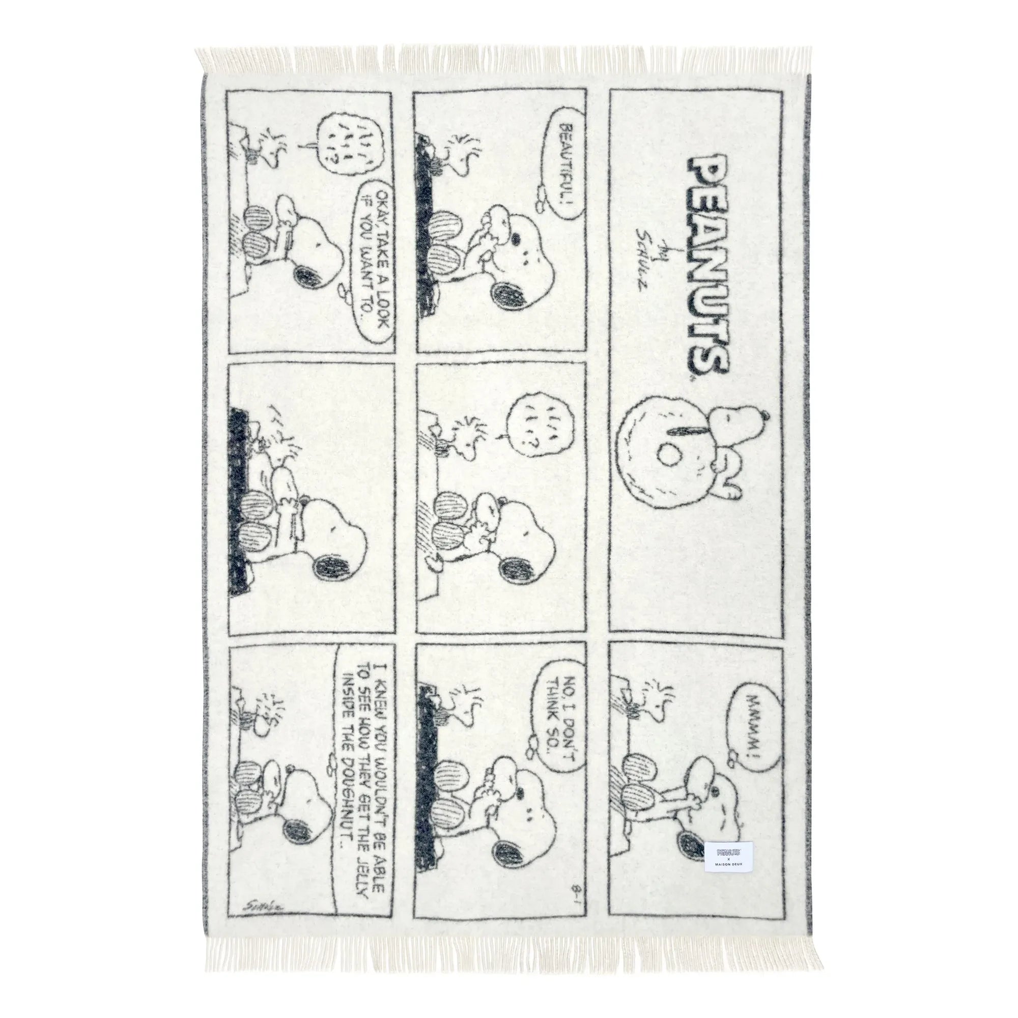 Maison Deux - Bufanda Peanuts | Negro