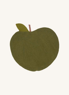 Muskhane - Alfombra Manzana de Fieltro | Verde Musgo
