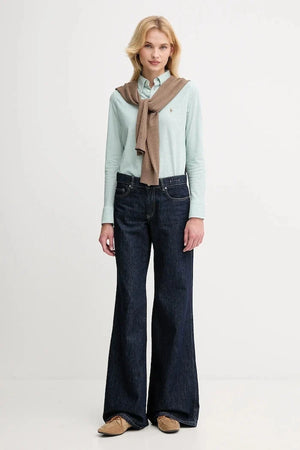 Camisa de algodón para mujer Polo Ralph Lauren