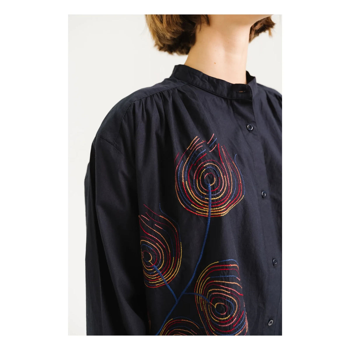 Sacrécoeur - Blusa Ella Broderies | Azul