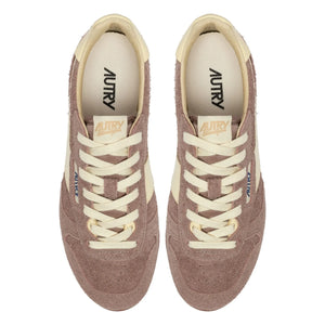 Autry - Windspin Low Zapatillas de Baloncesto Bicolor de Ante y Piel | Rosa Polvo