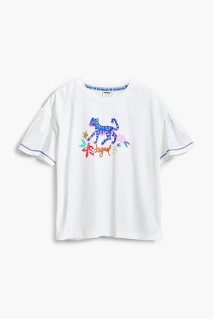 Camiseta de algodón Desigual para niño