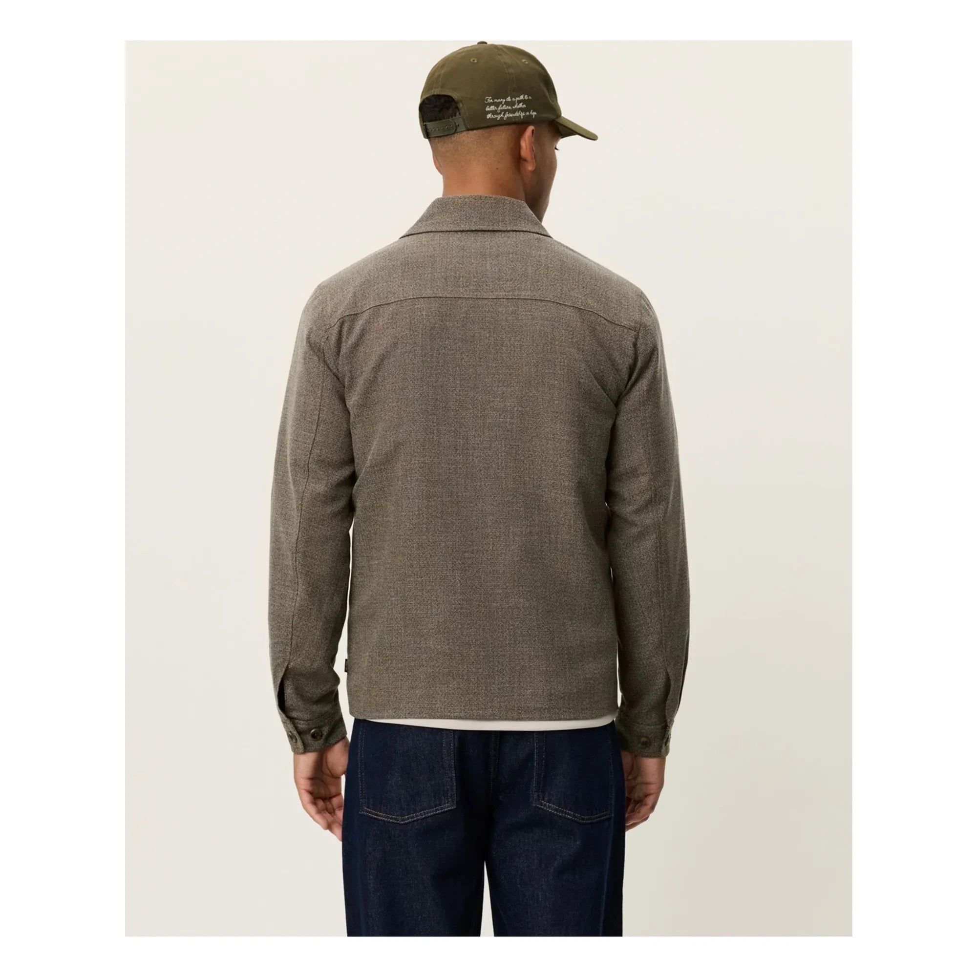 Les Deux - Chaqueta Melange Marsella | Marrón