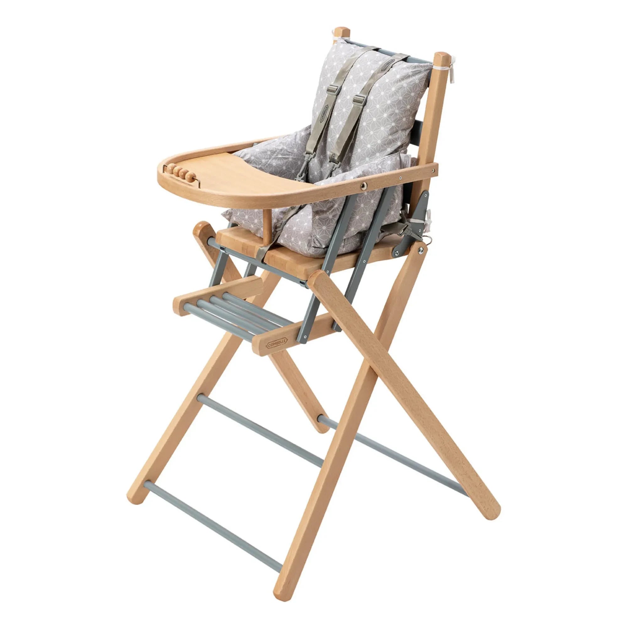 Combelle - Trona extra plegable Sarah | Azul grisáceo