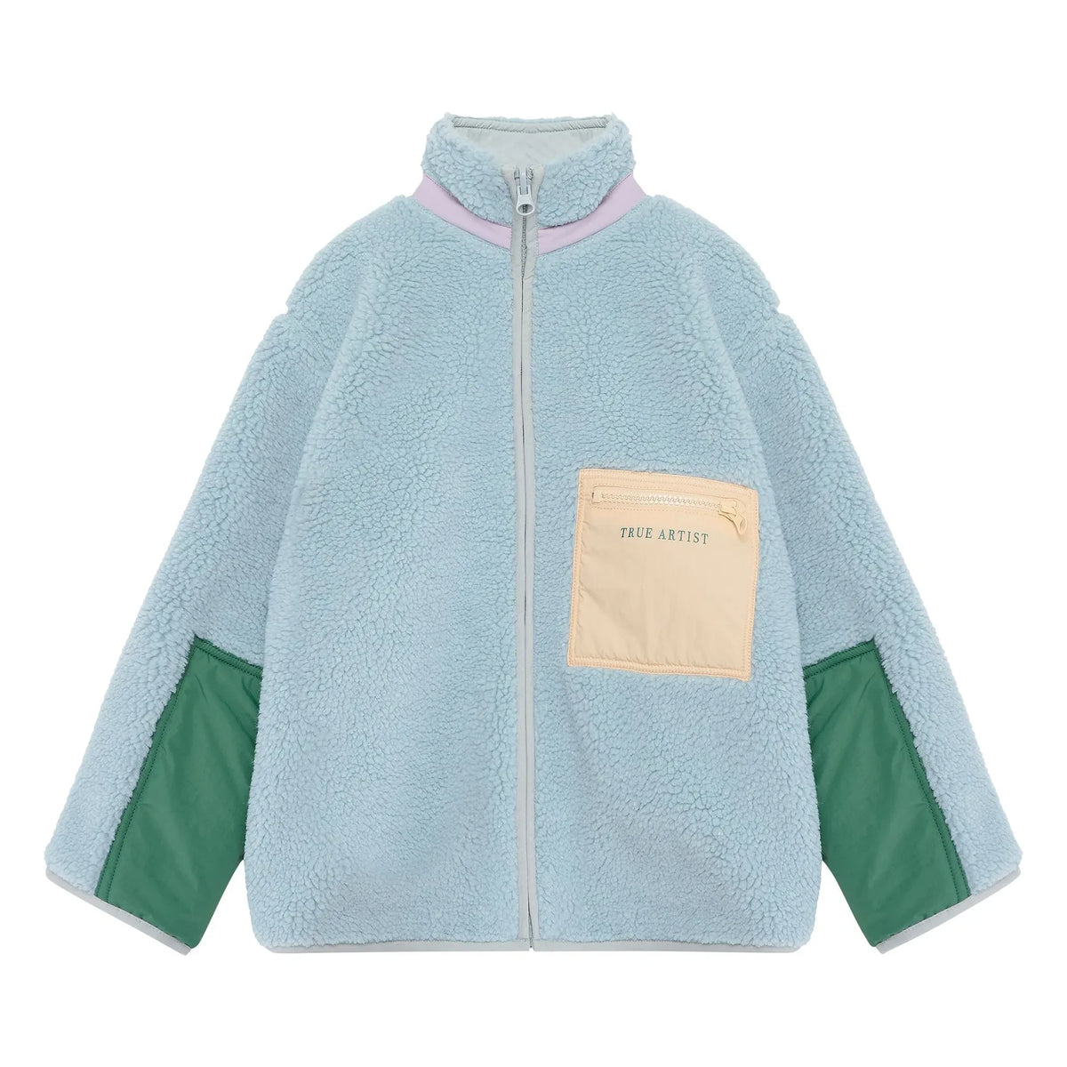 True Artist - Chaqueta Sherpa Reversible N°3 | Azul