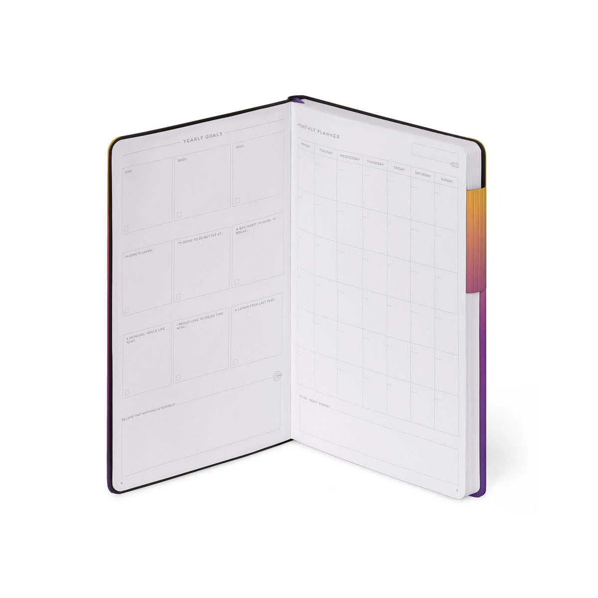 Legami - Cuaderno de Puntos con Tapa Blanda - Vibras de Atardecer - Mi Cuaderno