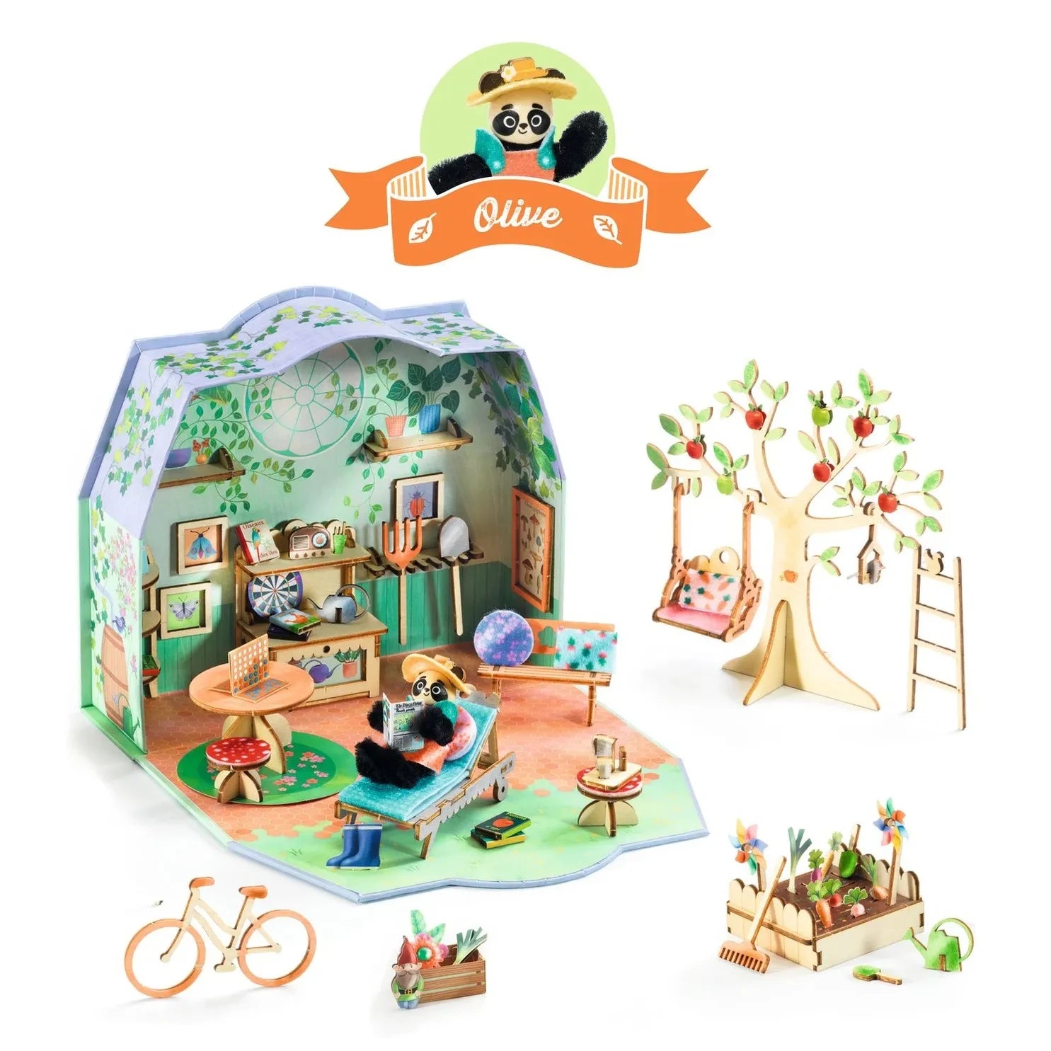 Djeco - DIY Kit - Mi House Olive