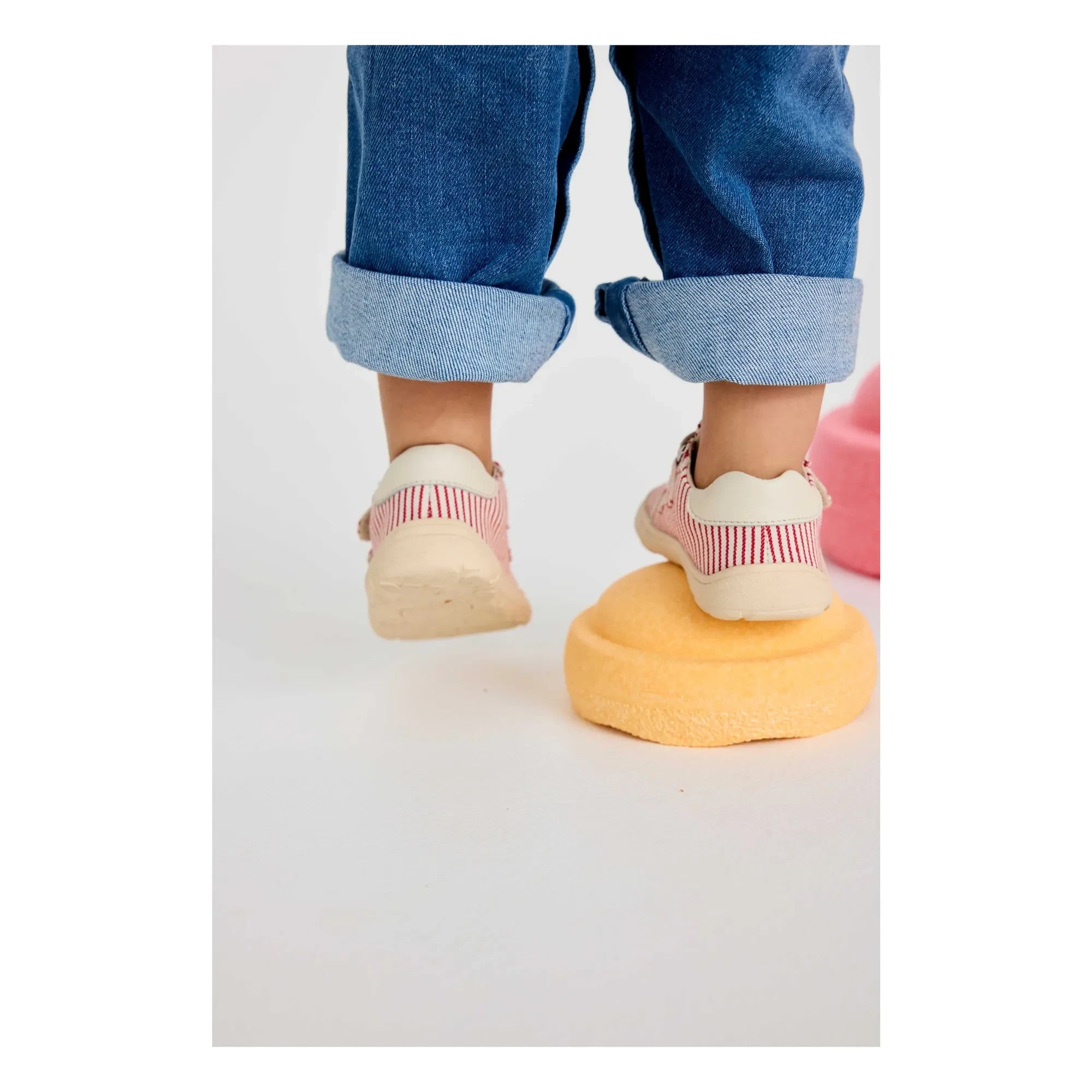 bisgaard - Zapatillas con estampado de rayas | Rojo