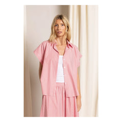 Smallable Woman - Camisa crop Bella de rayas | Cereza