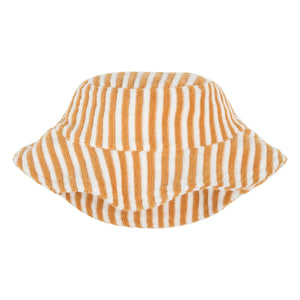 Petit Lem - Bob Esponja de algodón orgánico a rayas | Camel