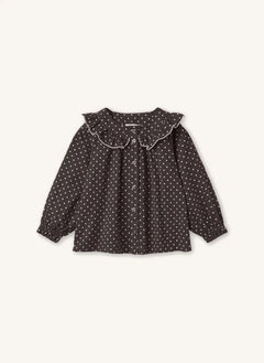 Fliink - Blusa de Lunares Dolly | Marrón