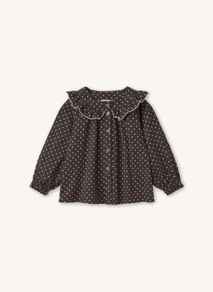 Fliink - Blusa de Lunares Dolly | Marrón