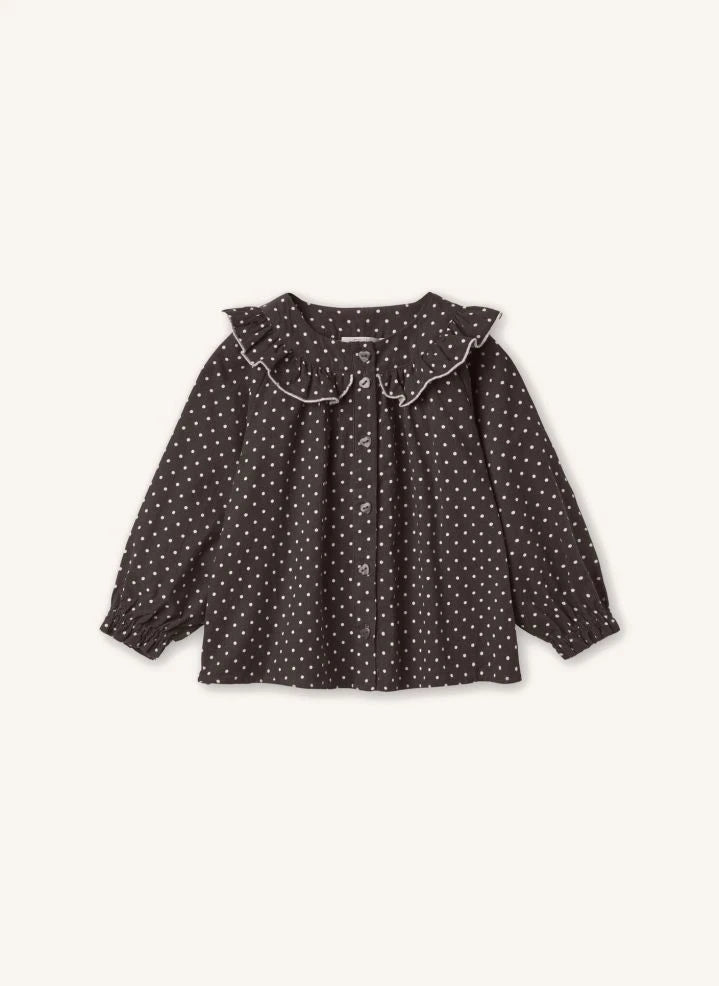 Fliink - Blusa de Lunares Dolly | Marrón
