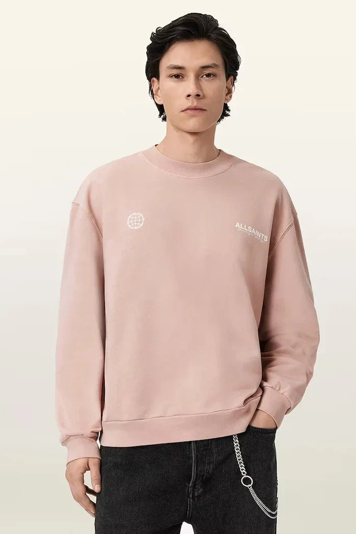 Sudadera de algodón con emblema AllSaints