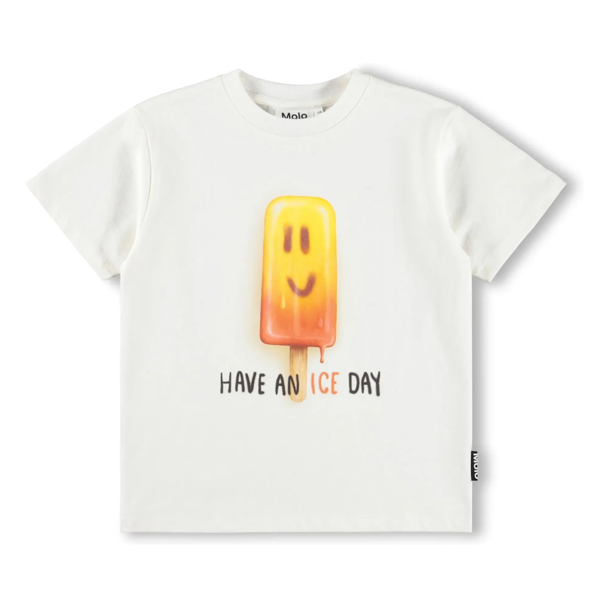 Molo - Camiseta Riley Algodón Orgánico Ice | Blanco