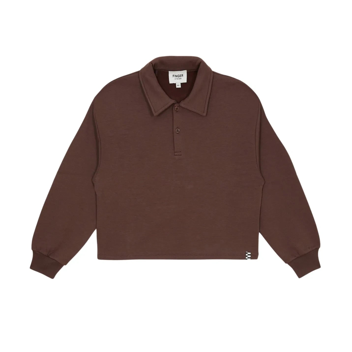 Finger in the nose - Brooklyn polo yaka sweatshirt | Kahverengi