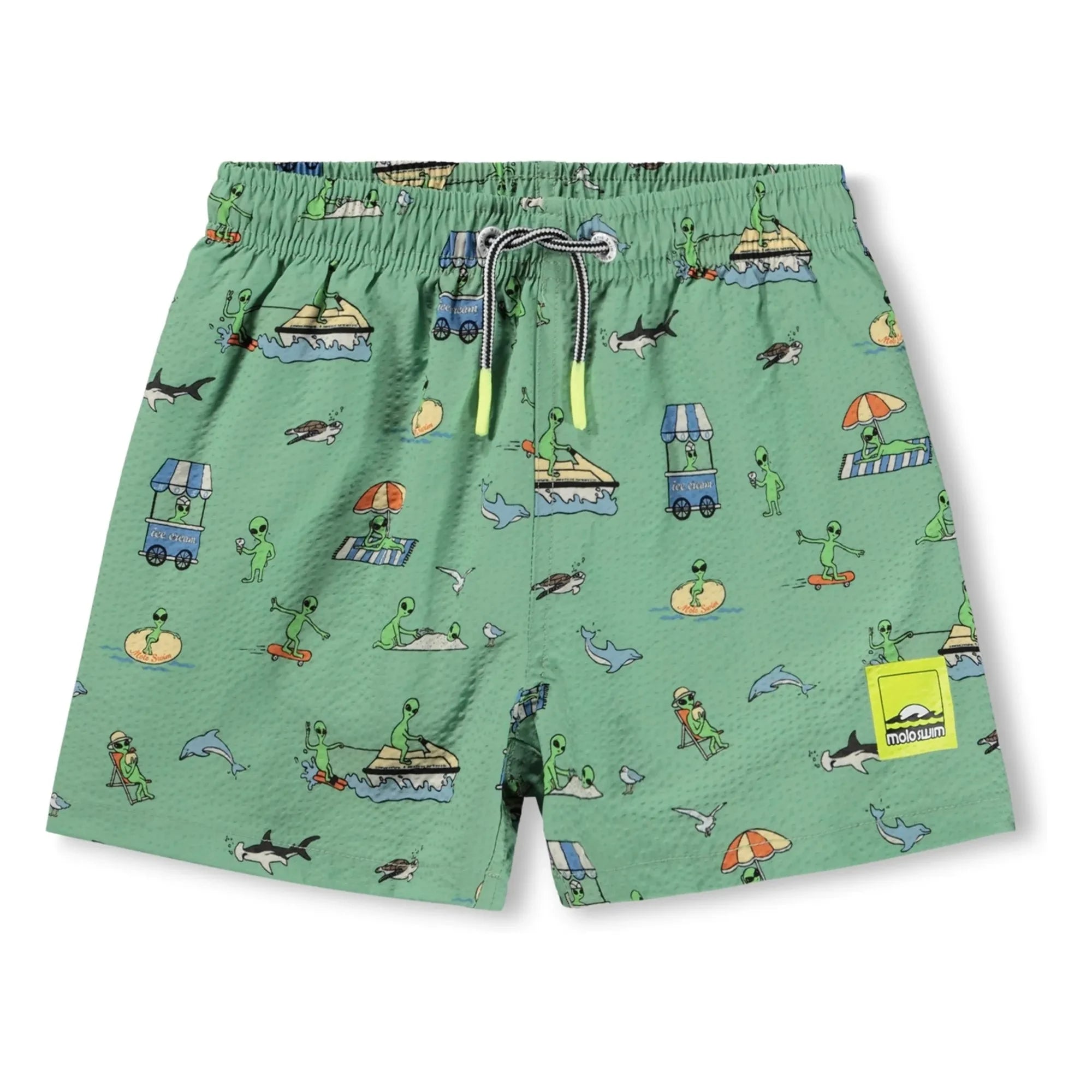 Molo - Bañador Niko Aliens | Verde
